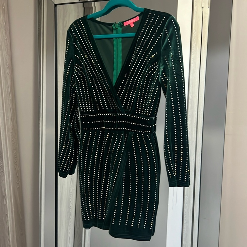 Green dress size small